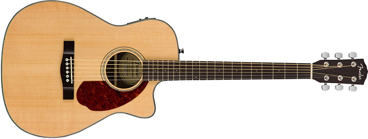 Đàn Guitar Fender CC-140SCE được thiết kế dáng Cutaway Concert